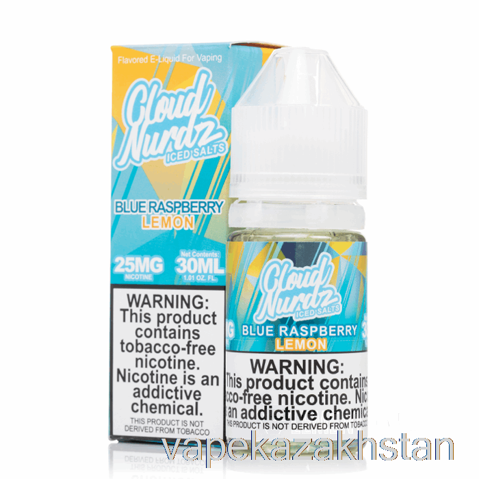 Vape Smoke ICED Blue Raspberry Lemon - Cloud Nurdz Salts- 30mL 25mg